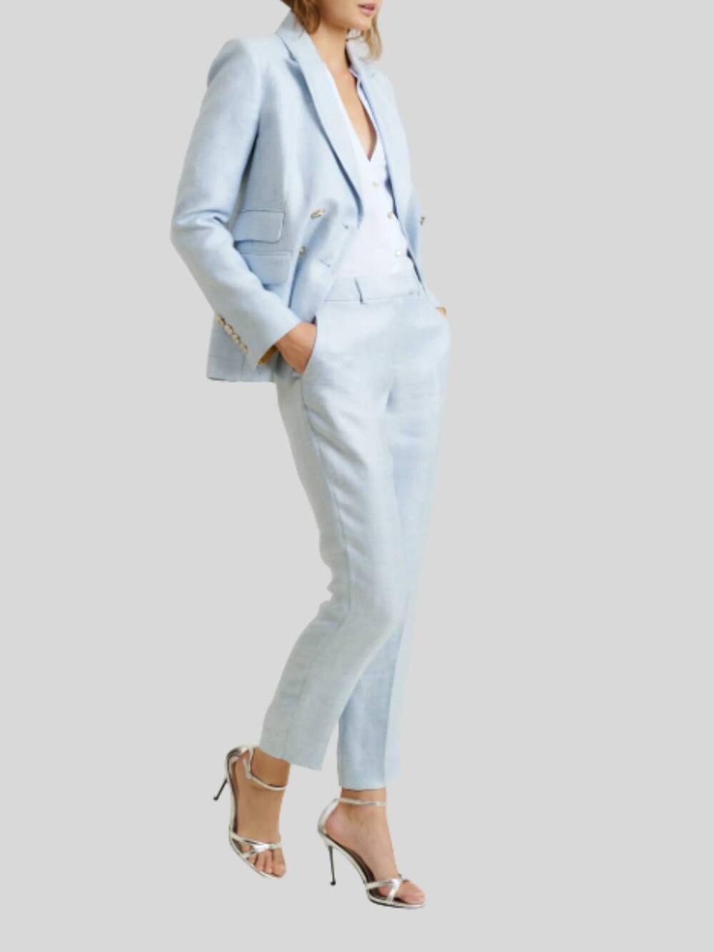 NEW DMN will tailored pant in ciel